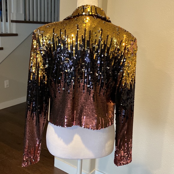 Serena Williams Violeta Sequin Crop Jacket SOLD OUT Sz Small - Picture 6 of 14